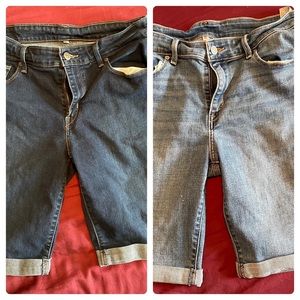 (2) pair of Levi’s Bermuda Shorts Size 30